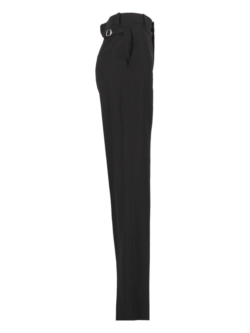 Bottega Veneta Women Grain De Poudre Wool Trousers