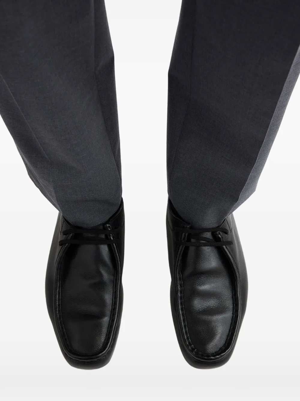 Jil Sander Men Lace-Up Loafers With Piping