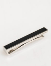 Dolce & Gabbana Dolce & Gabbana Silver Tone Brass Logo Branded Men Accessory Tie Clip Men's Bar