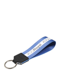 Dolce & Gabbana Dolce & Gabbana White Blue Logo Polyester PVC Holder Keychain  Keyring