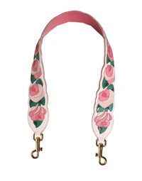 Dolce & Gabbana Dolce & Gabbana Strap White Floral Calf Leather Bag Accessory Women's Shoulder