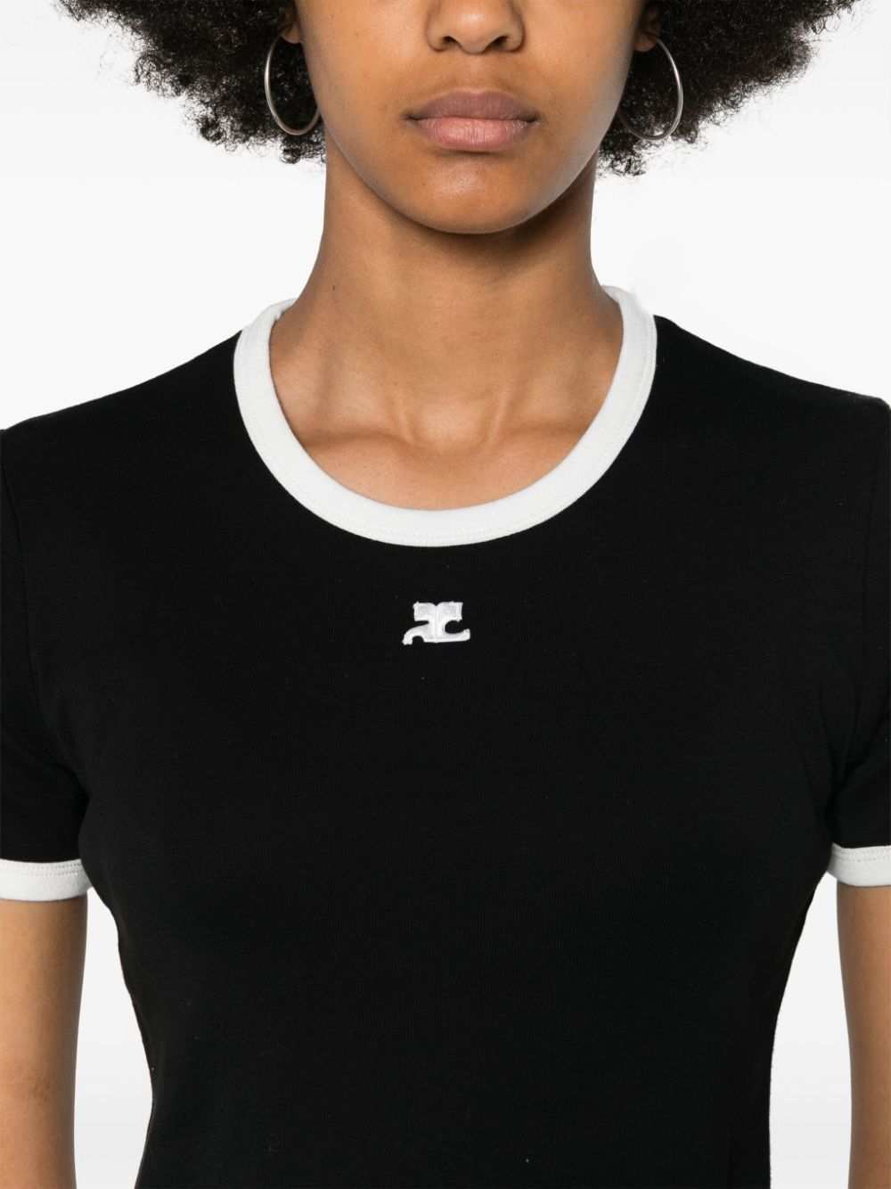 COURREGES Courreges Women T-Shirt With Application