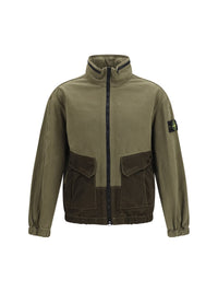 Stone Island Men Outwear Jacket With Pockets And Zipper Details