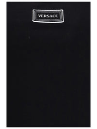 Versace Women Tank Top In Cotton Rib Stretch