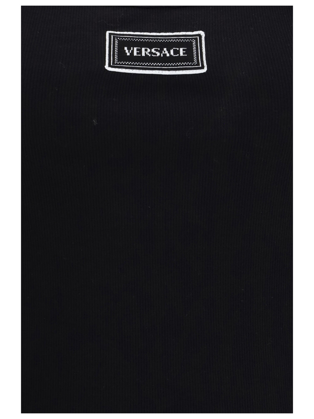 Versace Women Tank Top In Cotton Rib Stretch