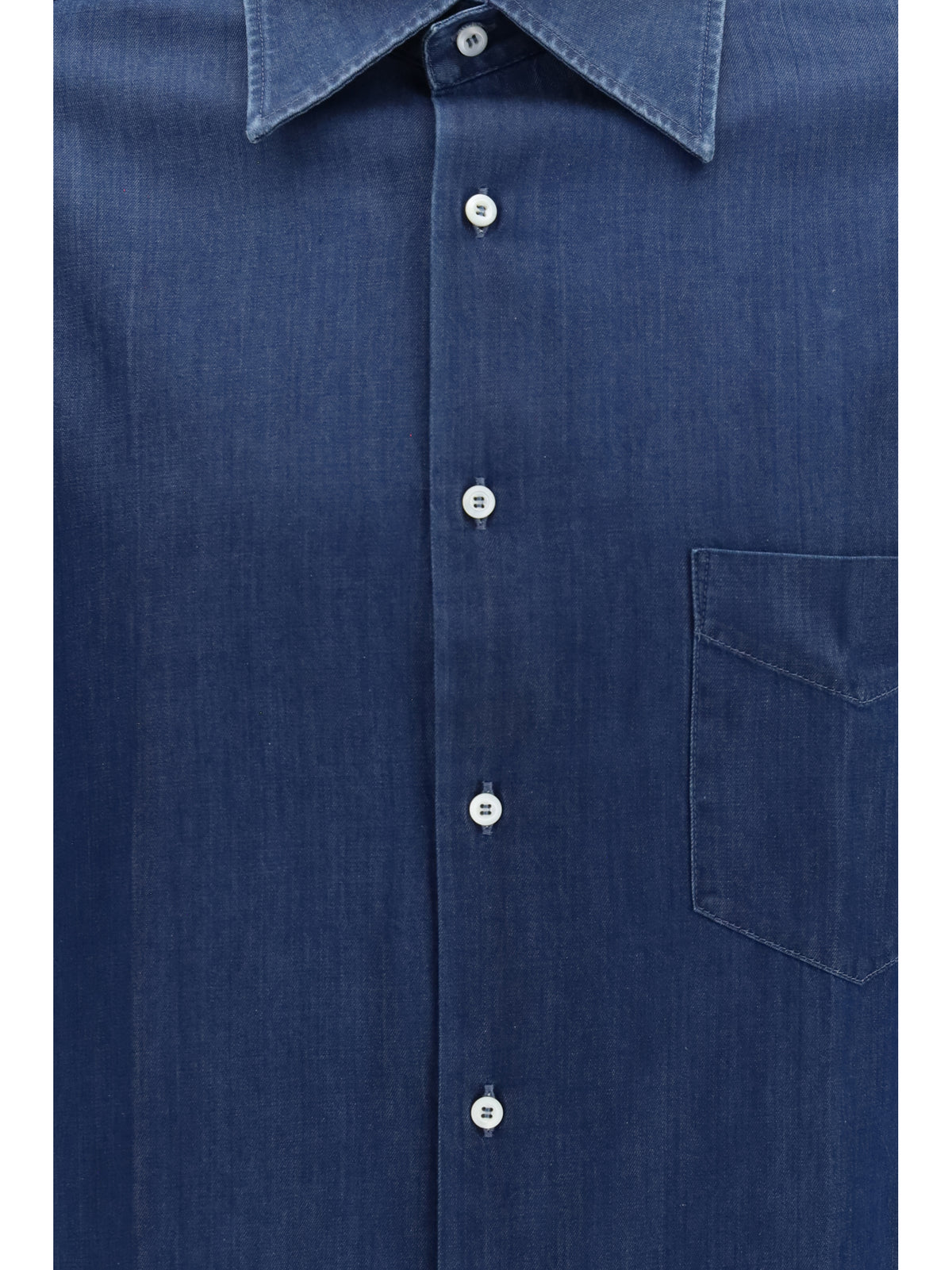 BRUNELLO CUCINELLI Brunello Cucinelli Men Lightweight Denim Shirt