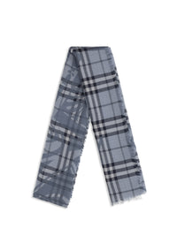 BURBERRY Burberry Women Knight Check Wool And Silk Scarf