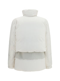 Sacai Women Double Padded Jacket With Zip Closure