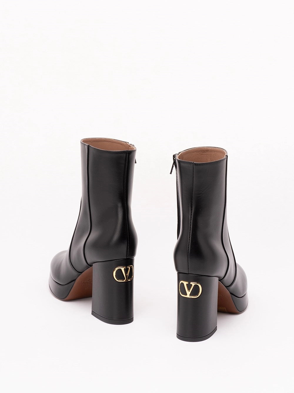 Valentino Garavani Women Fawcette Platform Ankle Boot In Calfskin 90Mm
