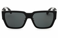 Versace Versace Sunglasses Square Full Rim, Black Frame and Dark Grey Lens VE4483D536087