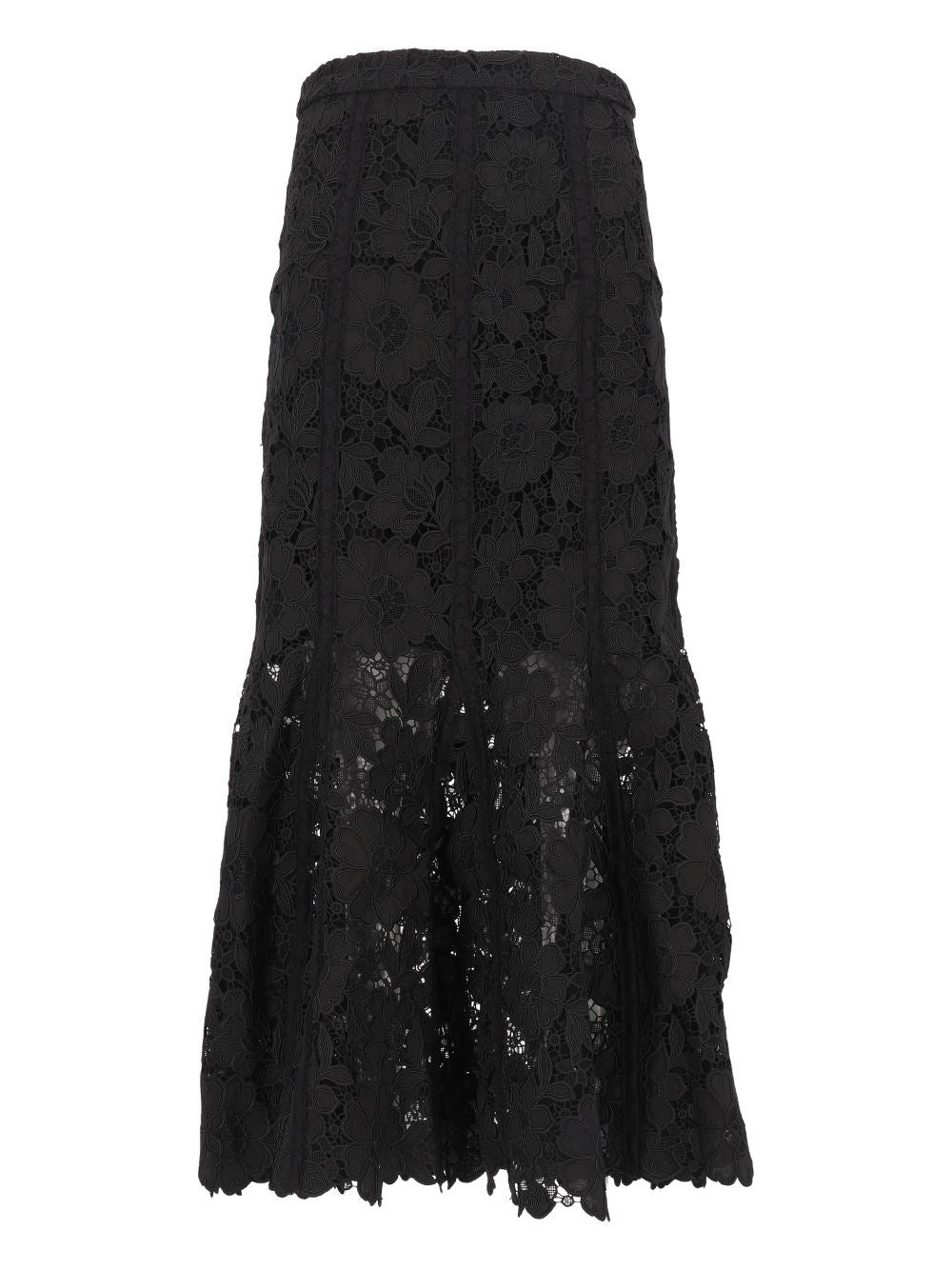 Self-Portrait Women Midi Siren Skirt