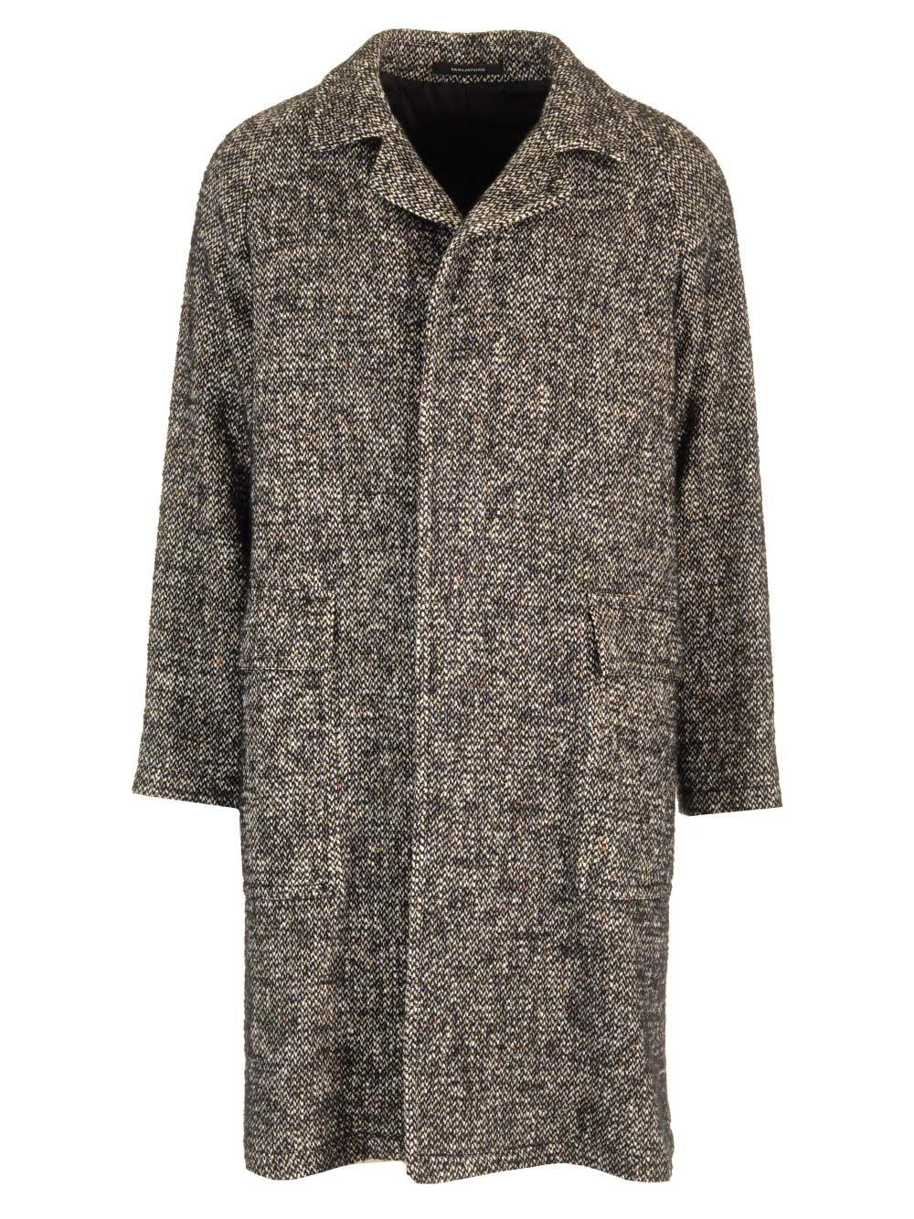 Tagliatore Tagliatore Men Unlined Tweed Coat