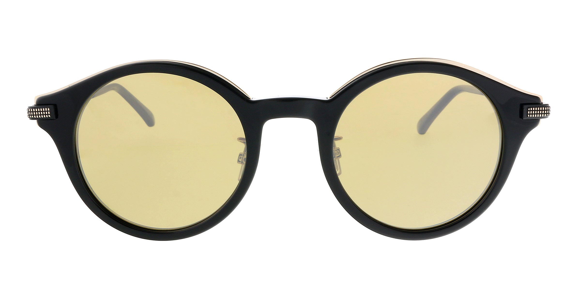 Jimmy Choo Black/Gold Round NICK/S 02M2 Sunglasses