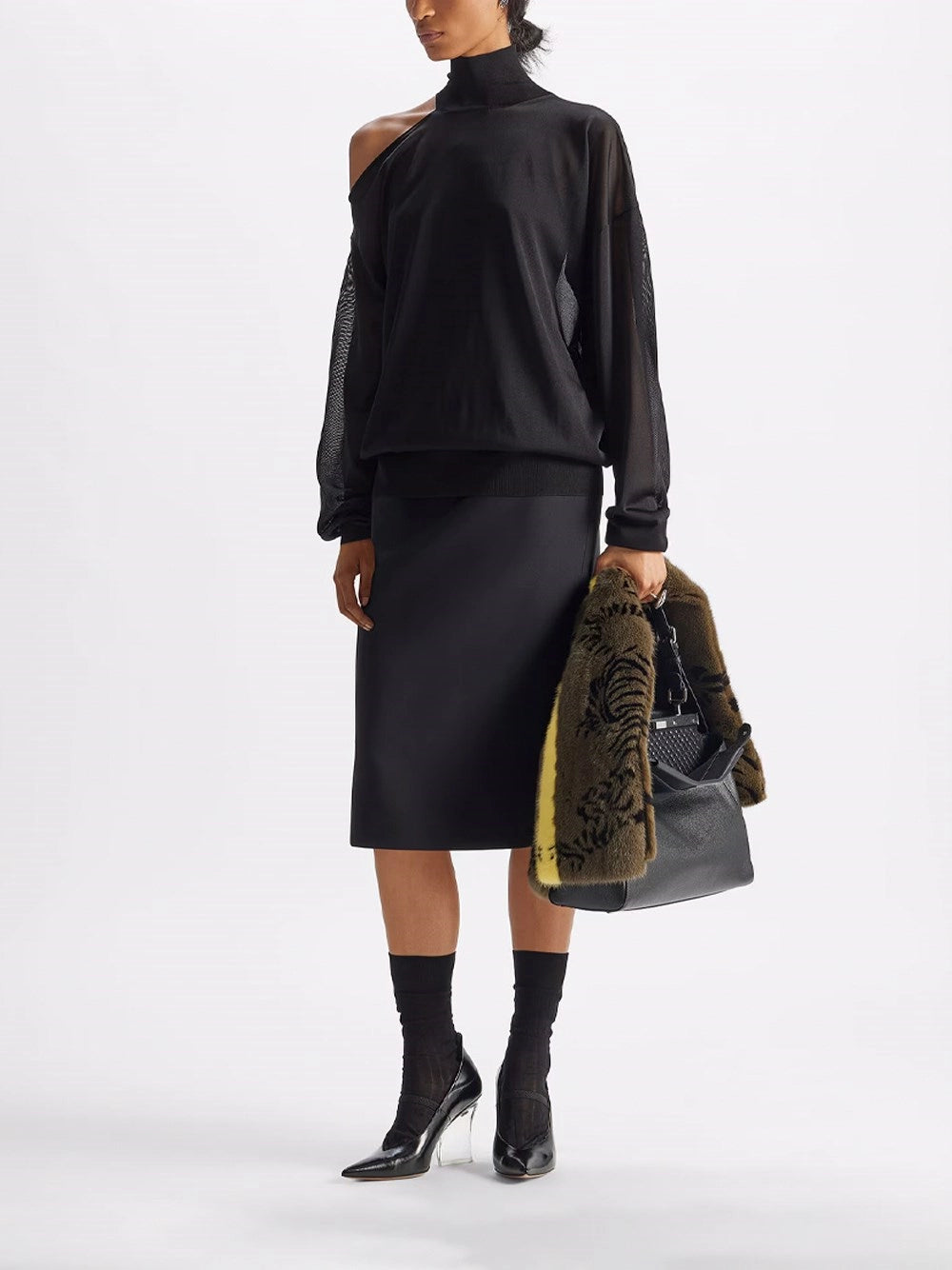 Fendi Women Organza Pull Sweater
