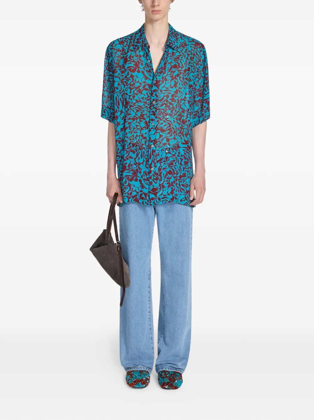 DRIES VAN NOTEN Dries Van Noten Men Sequined Slippers