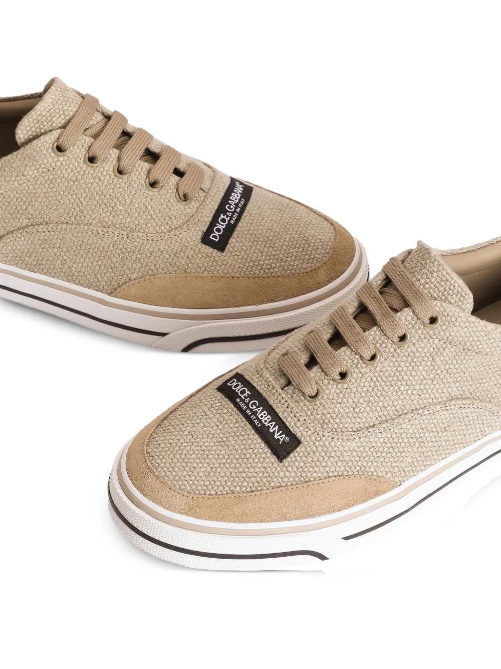DOLCE & GABBANA Dolce & Gabbana Men Dg Sailing Linen Sneakers