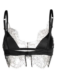 Dolce & Gabbana Women Satin Bralette With Lace Detail