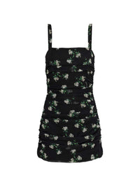 DOLCE & GABBANA Dolce & Gabbana Women Floral Print Ruffle Dress