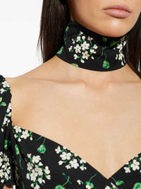 DOLCE & GABBANA Dolce & Gabbana Women Floral Mini Dress With Puff Sleeves