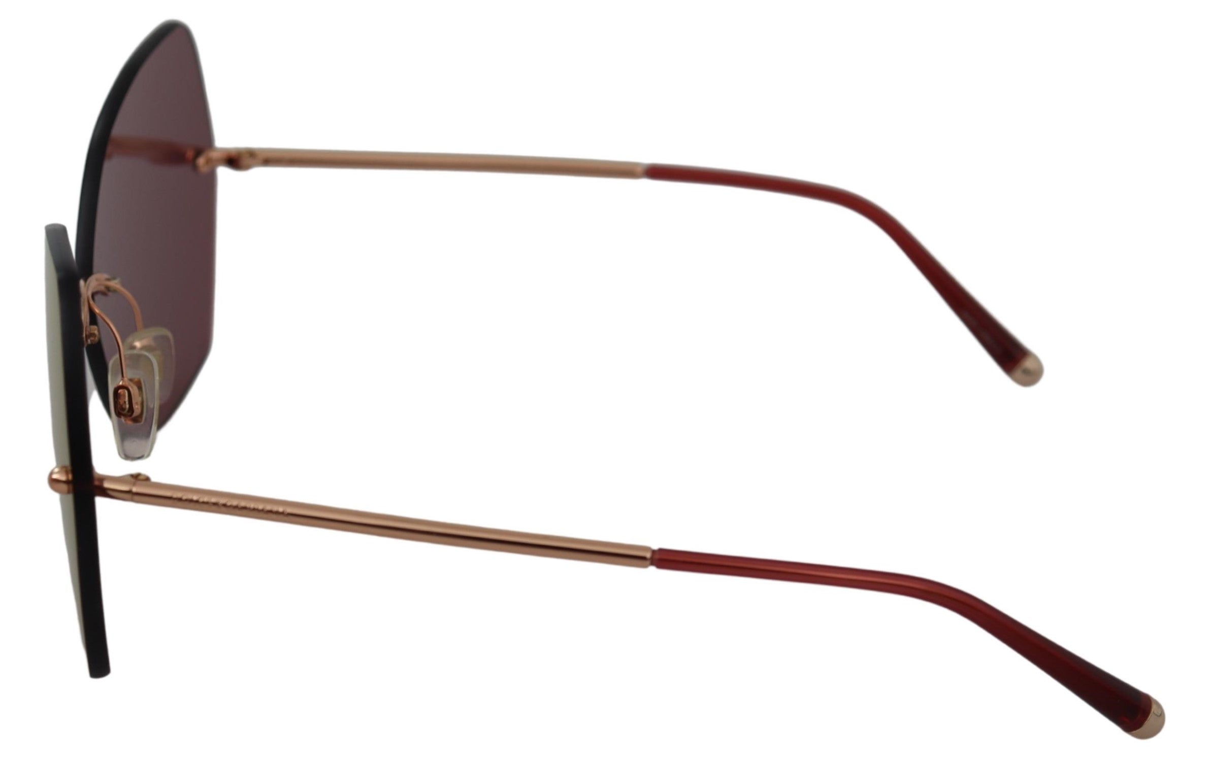 Dolce & Gabbana DG4338 Rimless Sunglasses Burgundy