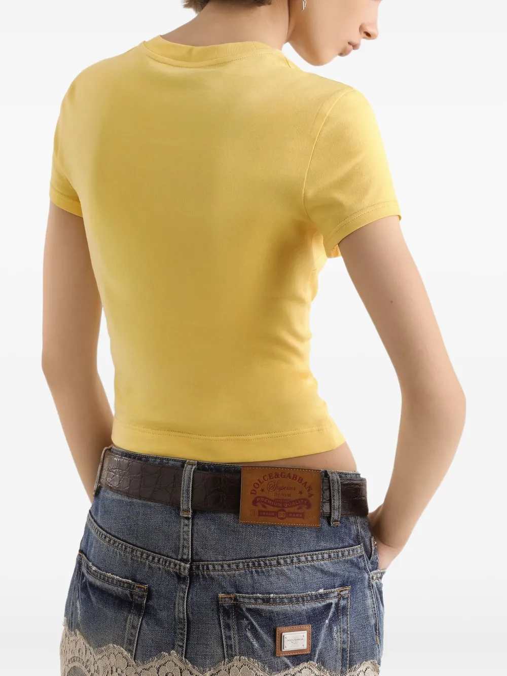DOLCE & GABBANA Dolce & Gabbana Women Miniskirt With Lace Inserts