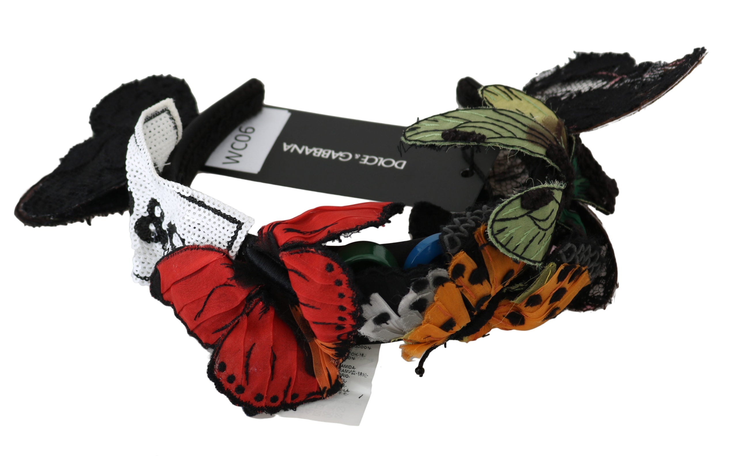 Dolce & Gabbana Multicolor Butterfly Headband
