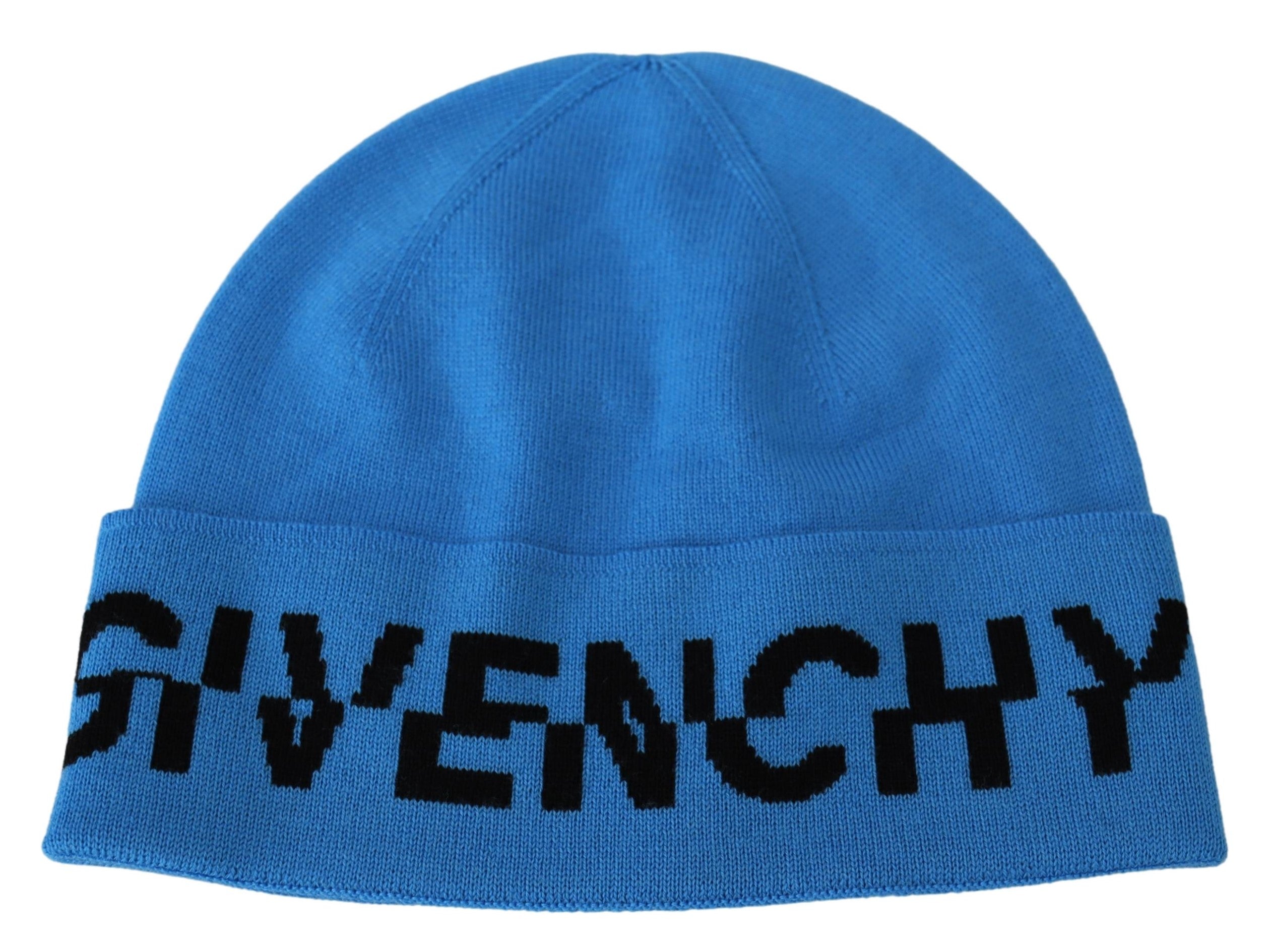 Givenchy Logo Beanie - Blue