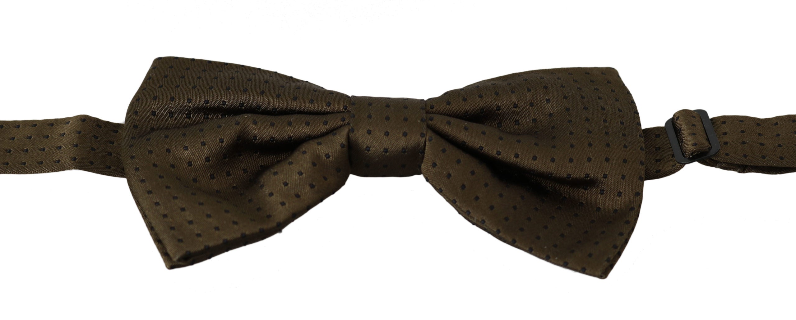 Dolce & Gabbana Olive Green Polka Dot Bow Tie
