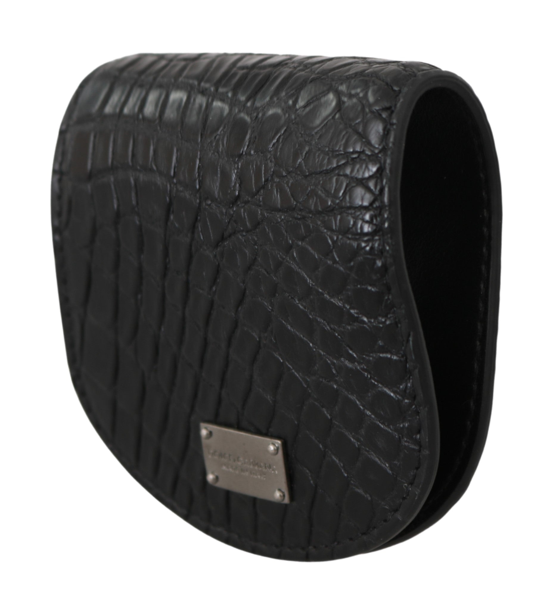 Dolce & Gabbana Exotic Leather Pocket Wallet Case