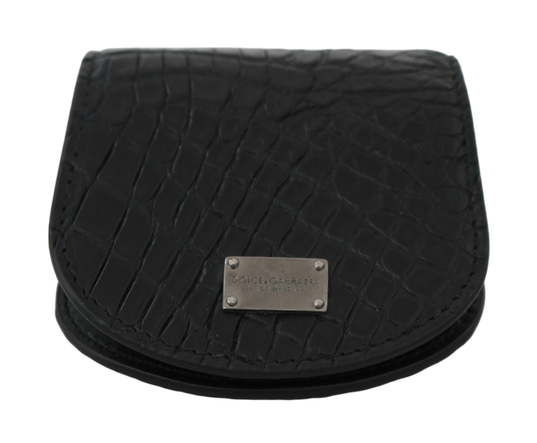 Dolce & Gabbana Exotic Leather Pocket Wallet Case