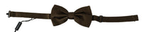 Dolce & Gabbana Brown Bow Tie Adjustable Strap