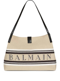 Balmain Women Release Medium Tote Bag With Logo