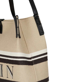 Balmain Women Release Medium Tote Bag With Logo