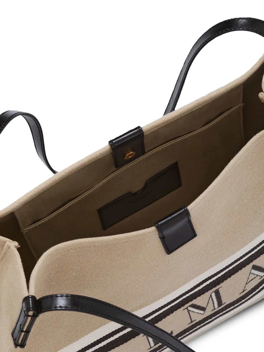 Balmain Women Release Medium Tote Bag With Logo
