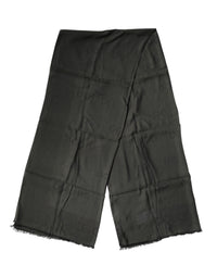 Dolce & Gabbana Black Modal Neck Wrap Men Shawl Men Men's Scarf