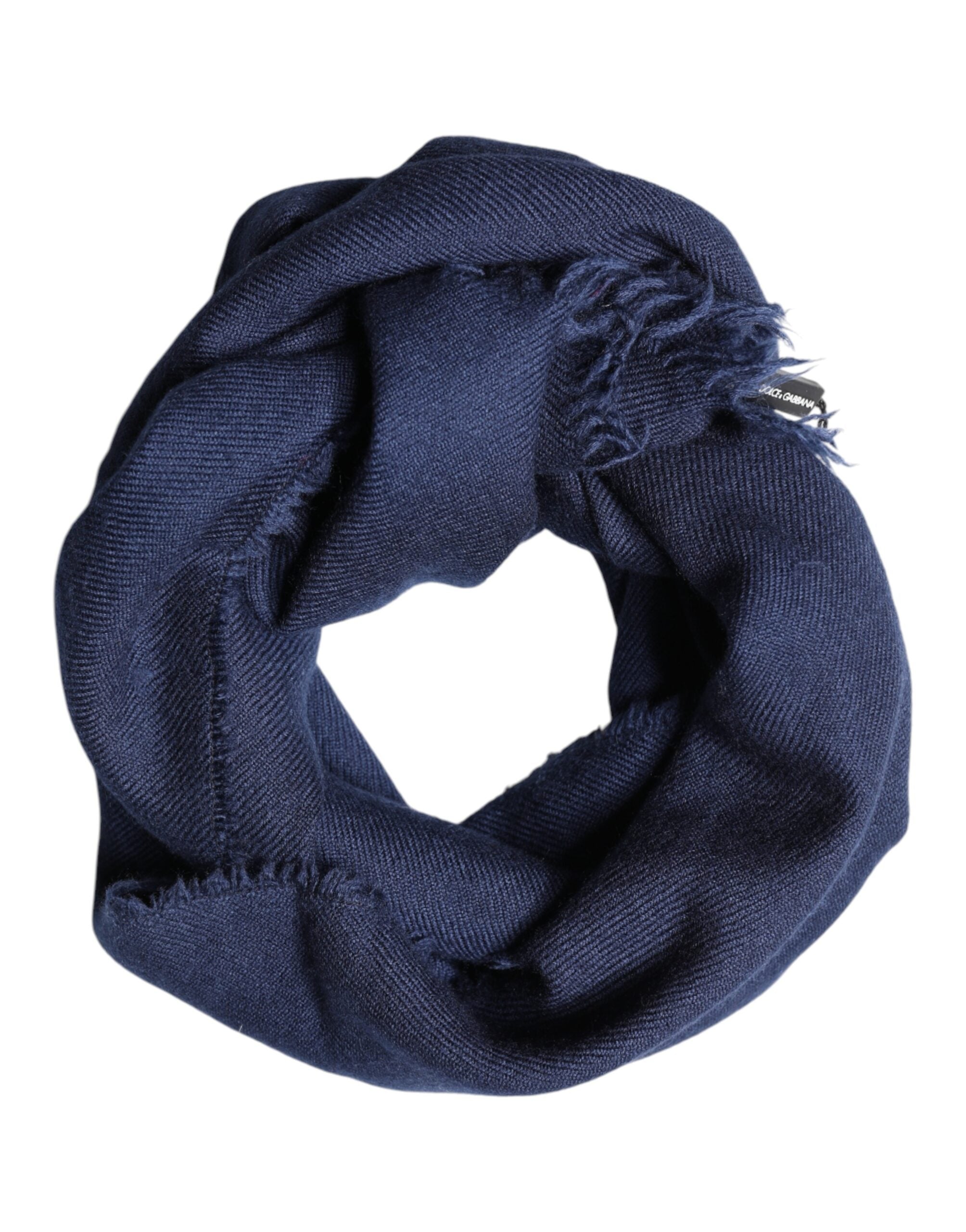 Dolce & Gabbana Scarf Blue Cashmere Neck Wrap Shawl Men's Men