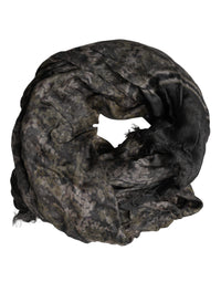 Dolce & Gabbana Brown Camouflage Modal Men Shawl Men's Scarf