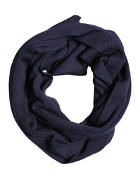Dolce & Gabbana Blue Wool DG Loves London Neck Wrap Women's Scarf