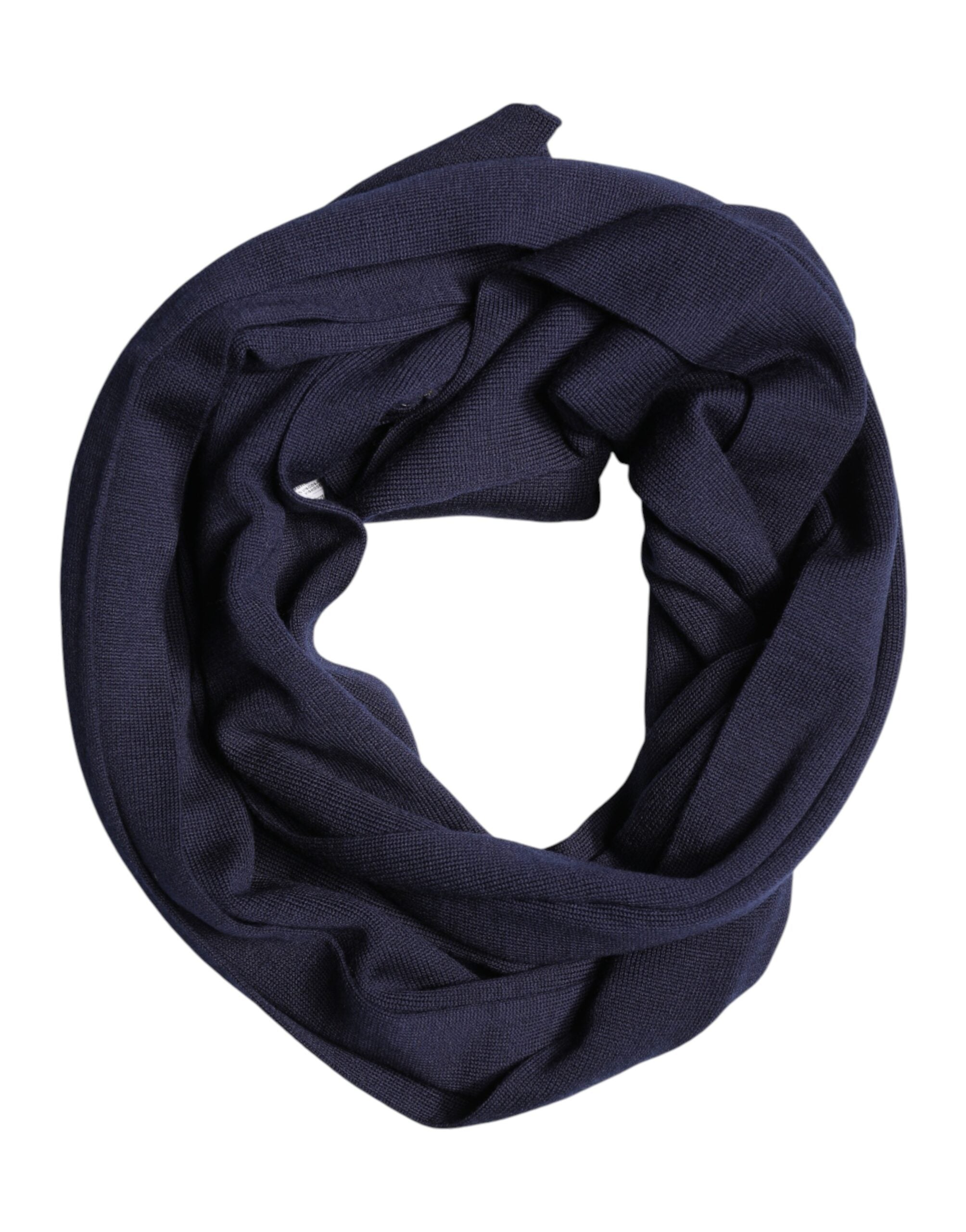 Dolce & Gabbana Blue Wool DG Loves London Neck Wrap Women's Scarf