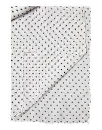 Dolce & Gabbana White Polka Dot Polyester Shawl Women's Scarf