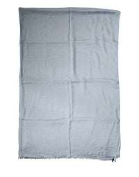 Dolce & Gabbana Light Blue Cashmere Knitted Women's Shawl