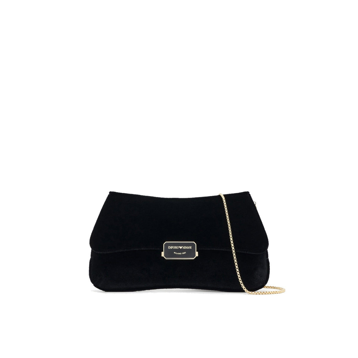 Emporio Armani Velvet Clutch Bag Women