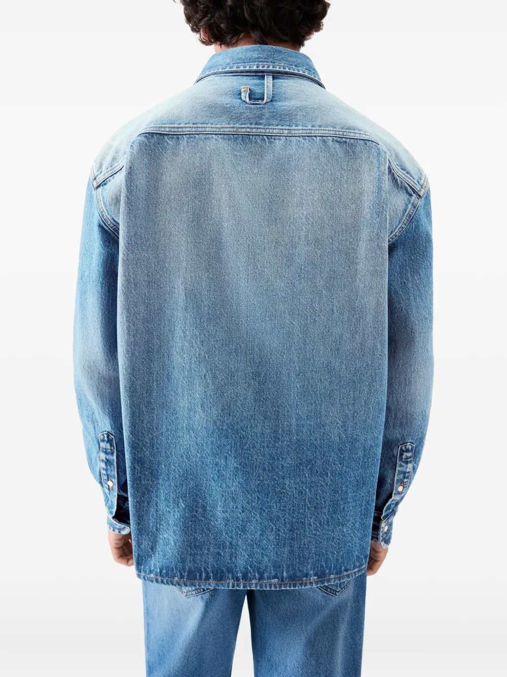 JACQUEMUS Jacquemus Men Button-Down Denim Shirt
