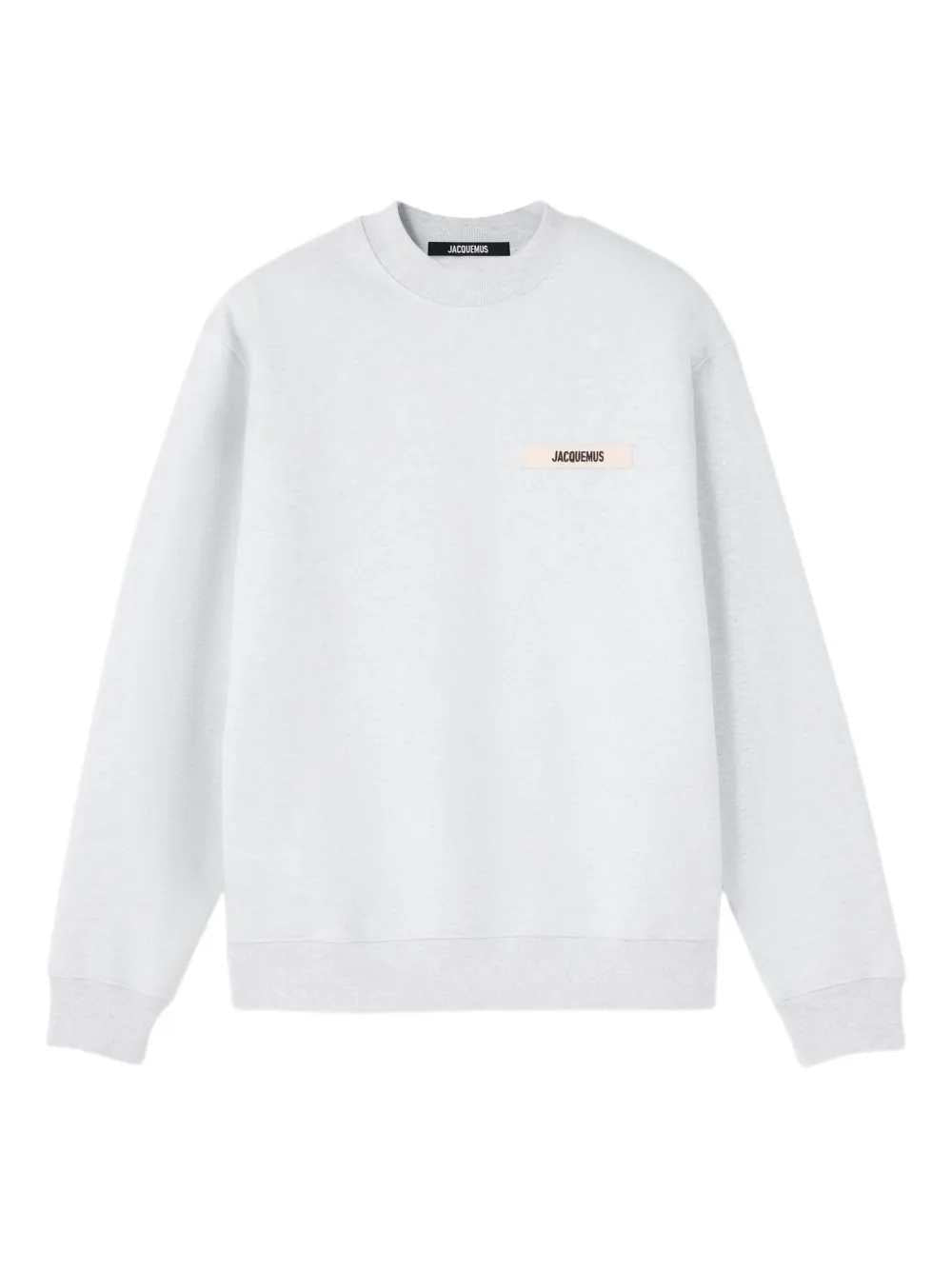 JACQUEMUS Jacquemus Men Crewneck Sweatshirt With Logo And Patch