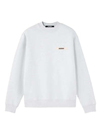 JACQUEMUS Jacquemus Men Crewneck Sweatshirt With Logo And Patch