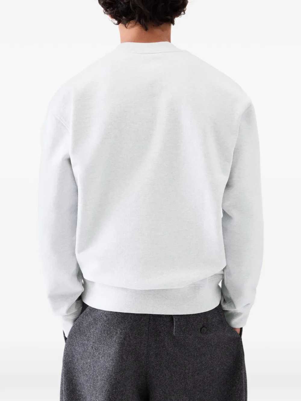 JACQUEMUS Jacquemus Men Crewneck Sweatshirt With Logo And Patch