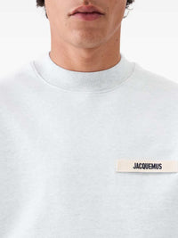 JACQUEMUS Jacquemus Men Crewneck Sweatshirt With Logo And Patch