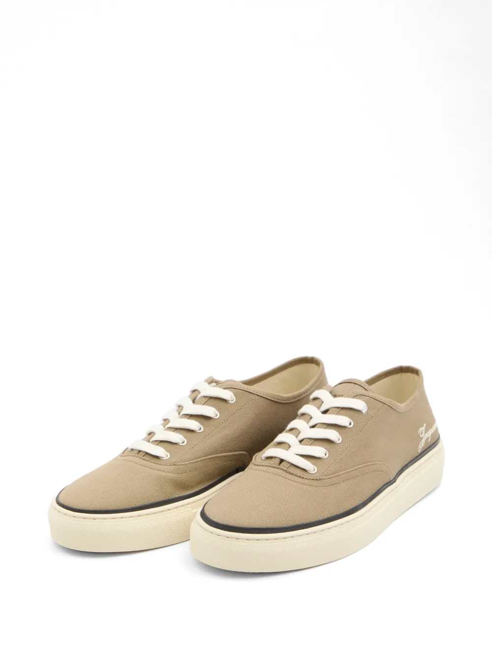 Jacquemus Men Lace-Up Sneakers With Embroidered Logo