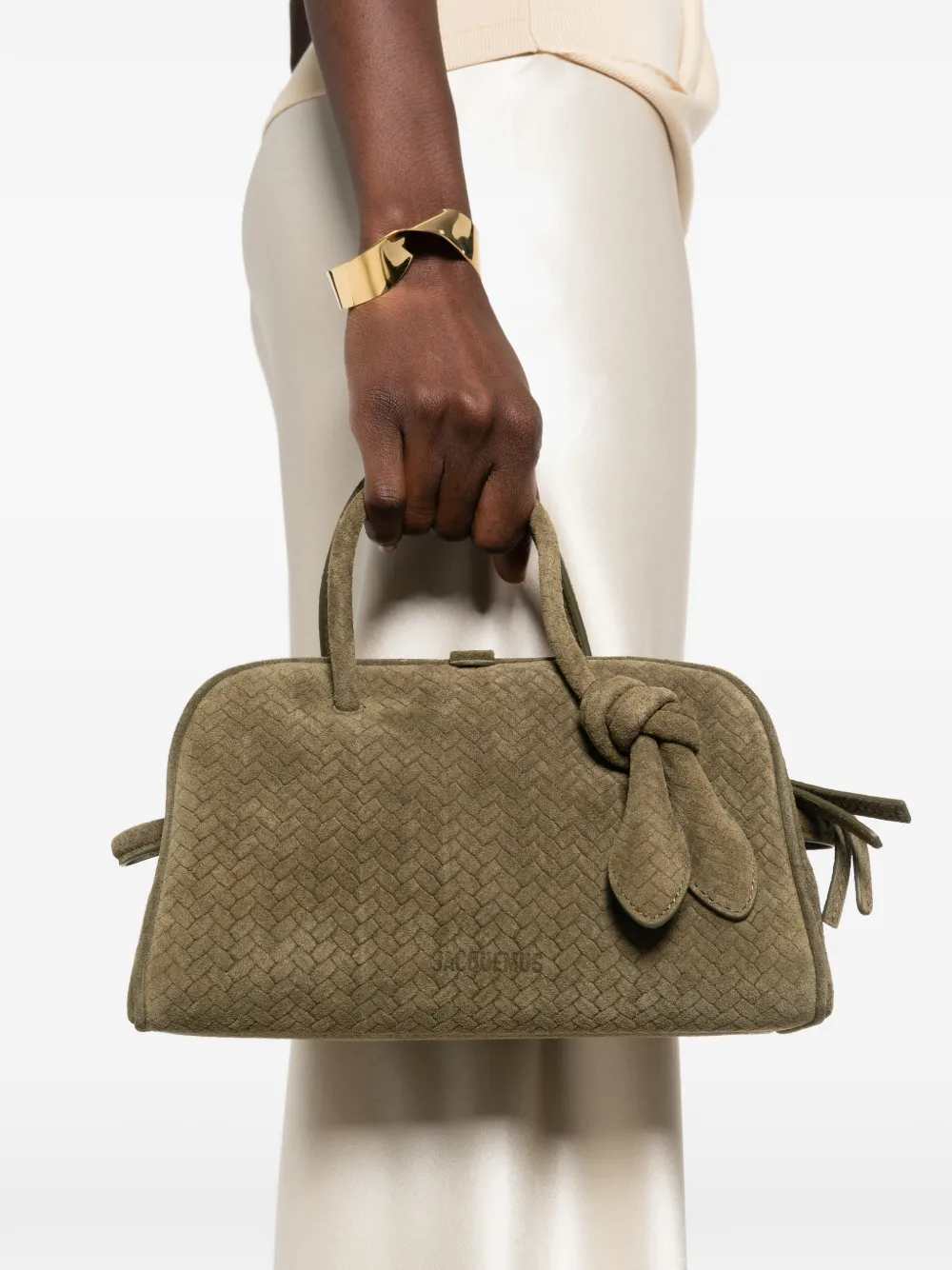 JACQUEMUS Jacquemus Women Le Petit Turismo Woven Tote Bag
