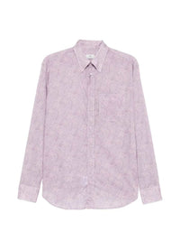 Etro Men Camicia Con Bottoni E Stampa Paisley